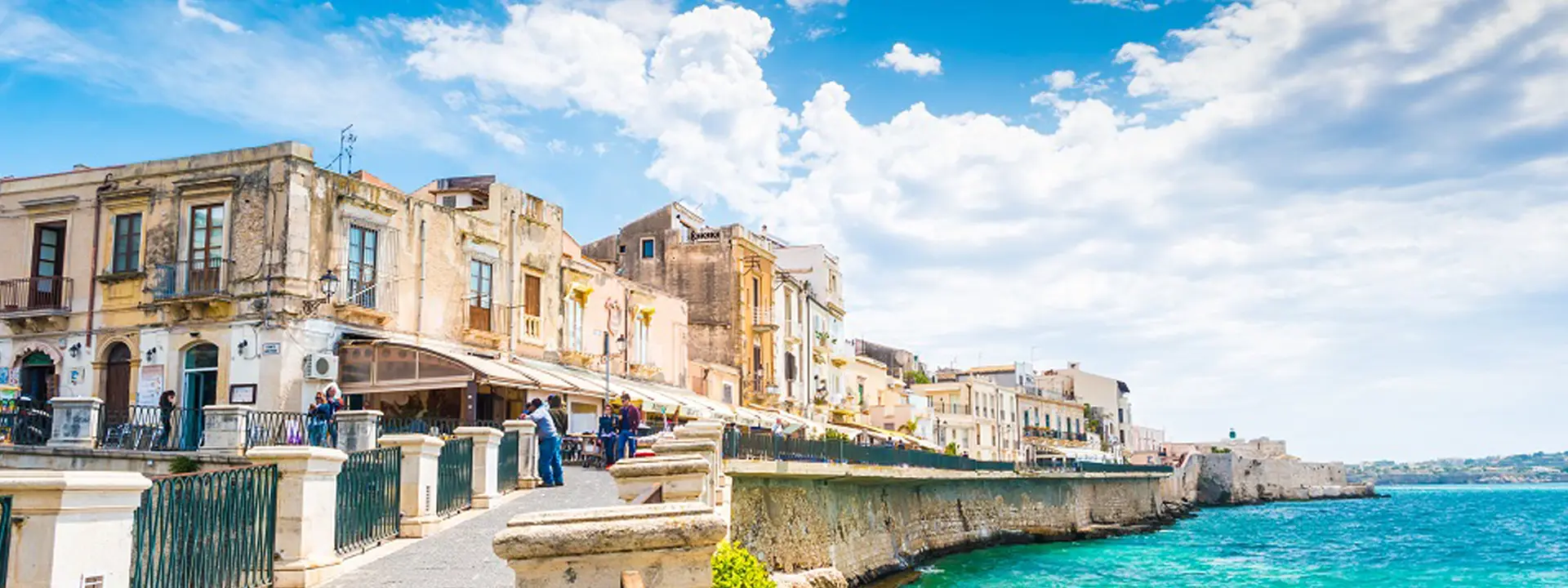 Il lungomare di Ortigia a Siracusa